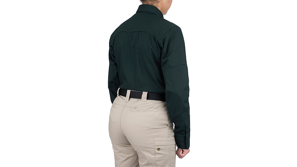 First Tactical V2 Tactical Long Sleeve Shirt - Womens, Spruce Green, Large, 121006-812-L-R