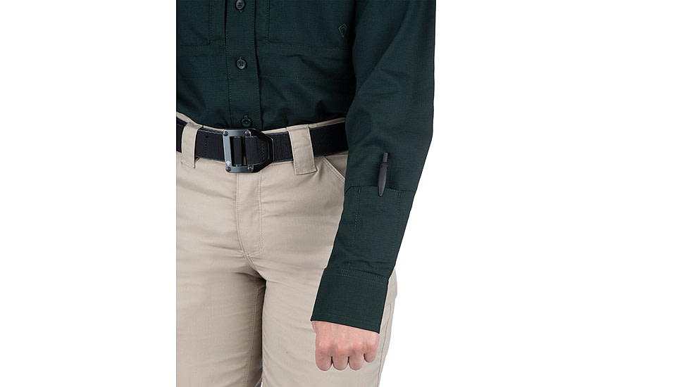 First Tactical V2 Tactical Long Sleeve Shirt - Womens, Spruce Green, Large, 121006-812-L-R