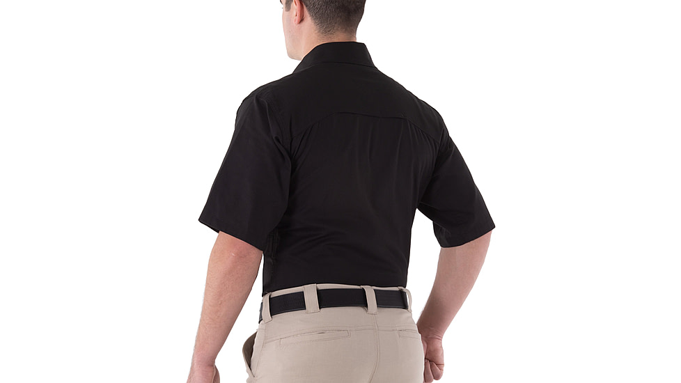 First Tactical V2 Tactical Short Sleeve Shirt - Mens, Black, Extra Large, T, 112007-019-XL-T