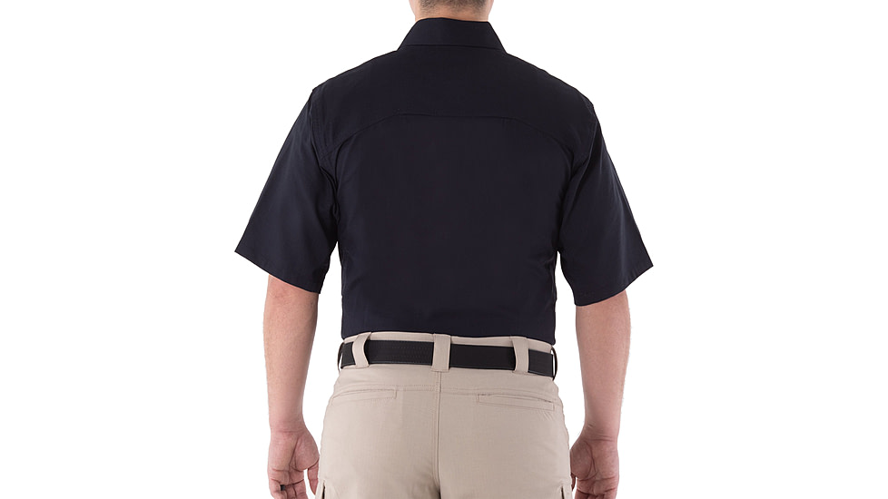 First Tactical V2 Tactical Short Sleeve Shirt - Mens, Midnight Navy, 4XL, T, 112007-729-4XL-T