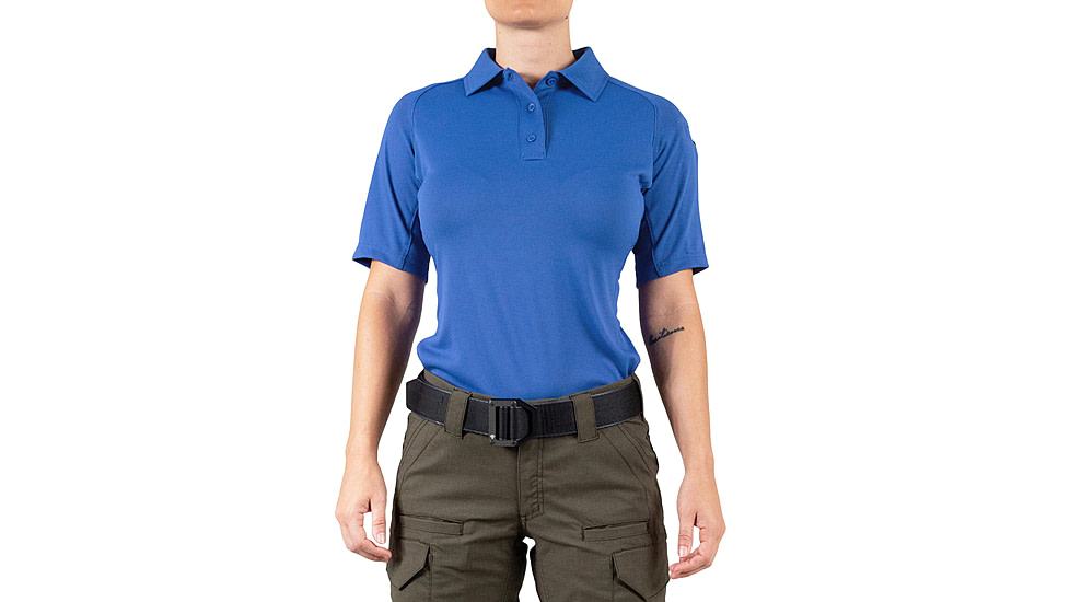 First Tactical Performance Short Sleeve Polo - Women's, Academy Blue, 3XL, 122509-691-3XL