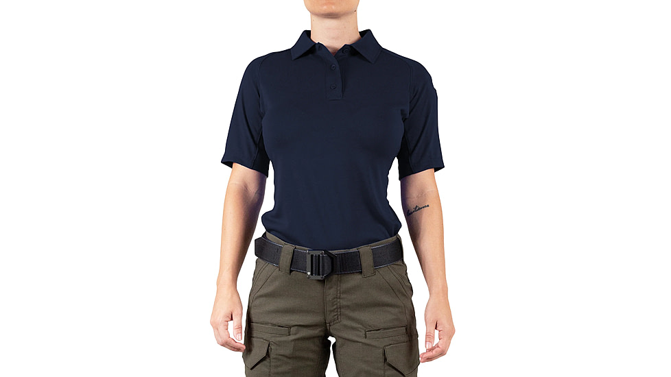 First Tactical Performance Short Sleeve Polo - Women's, Midnight Navy, 3XL, 122509-729-3XL
