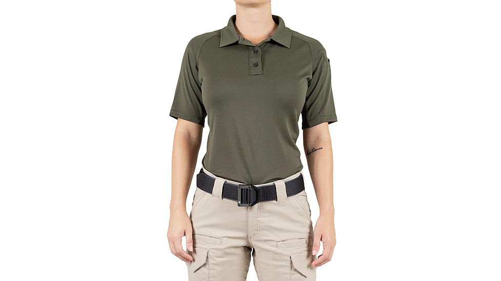 First Tactical Performance Short Sleeve Polo - Women's, OD Green, 3XL, 122509-830-3XL
