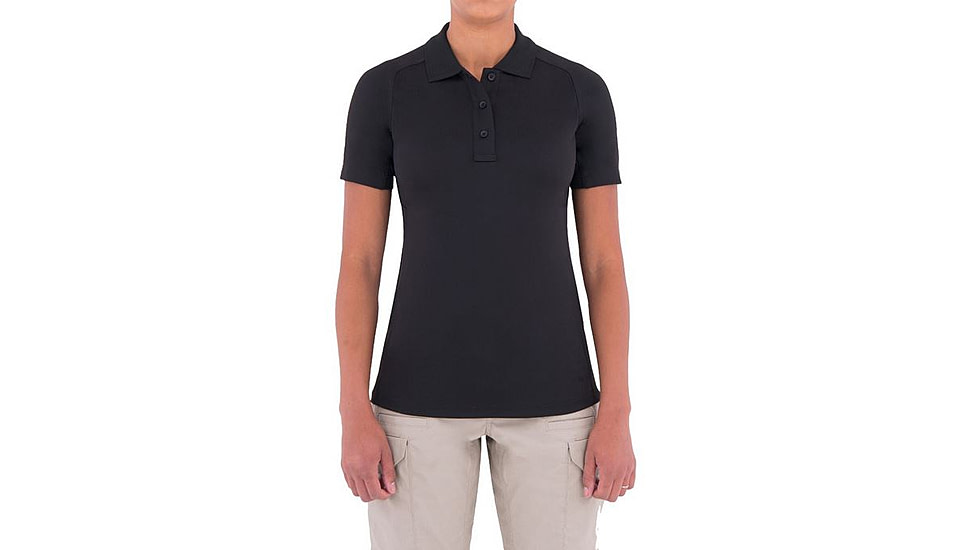 First Tactical Womens Performance Ss Polo, Black, Extra Small 122509-019-XS