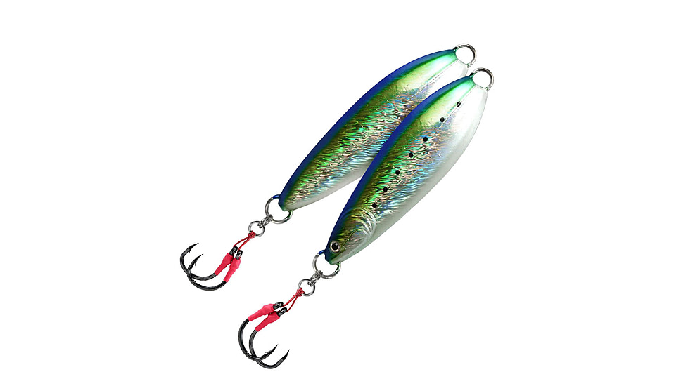 Fish Lab Carnada Slow Pitch Jig, Sardine, 4-1/2in, 150gm Flutter/Sinking Action, CSP-150-SAR