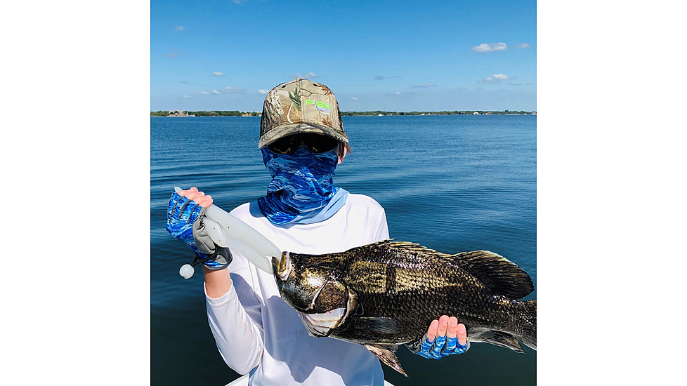Fish Monkey Pro 365 Gloves, Blue Water Camo, XS, FM21-BLWTRCAM-XS