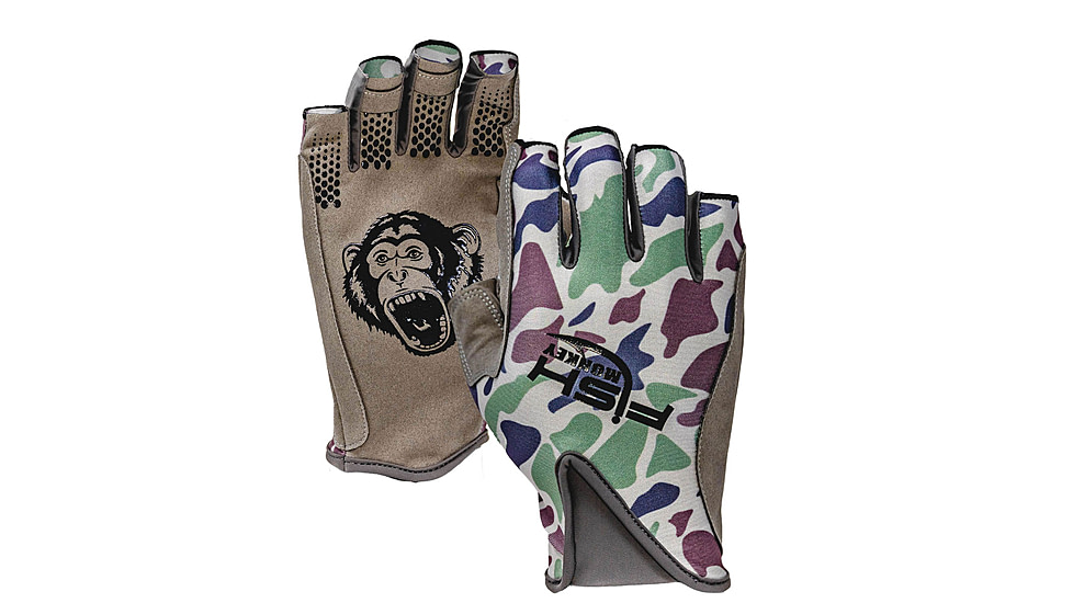 Fish Monkey Pro 365 Gloves, Old School Beige, XS, FM21-OLDSCHBG-XS