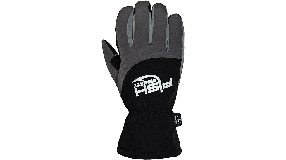 Fish Monkey Stealth Sherpa Dry-Tec Heavyweight Glove, Grey, L, FM52-GRY-L