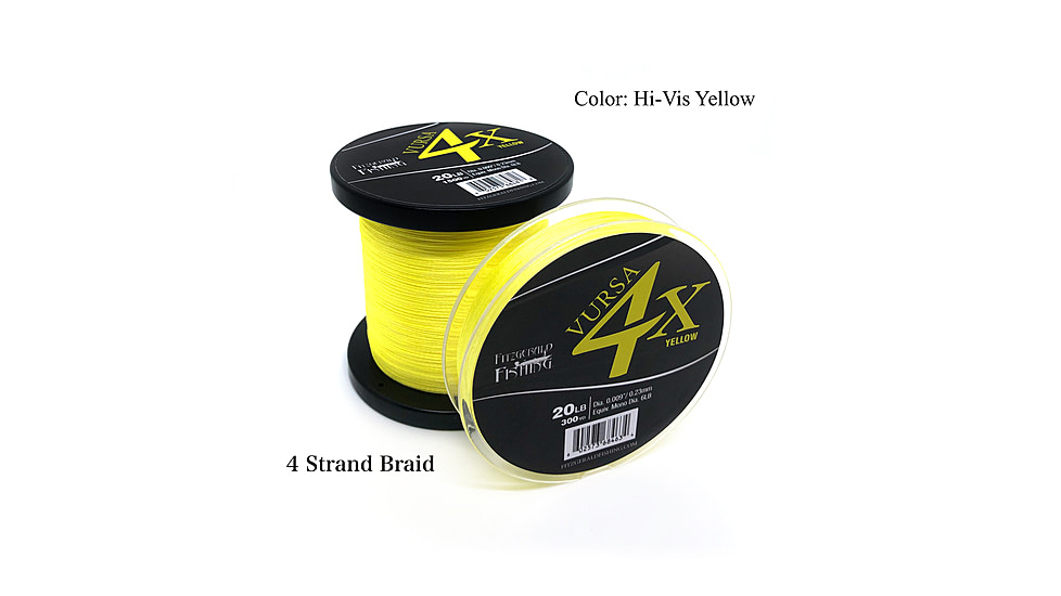 Fitzgerald Fishing Vursa Braid 4X Line, 40lb, Green, 150yds, VBG4X40150