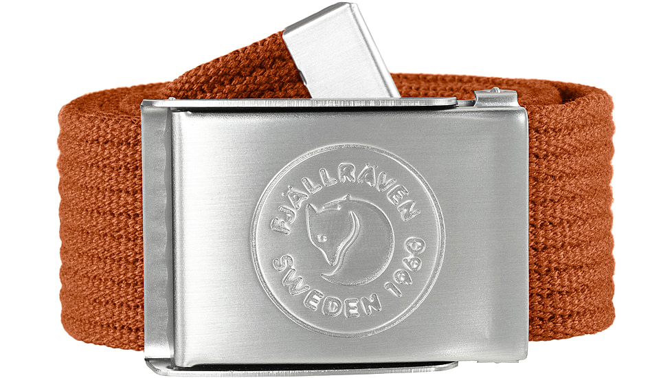 Fjallraven 1960 Logo Belt, Terracotta Brown, One Size, F86978-243-OneSize