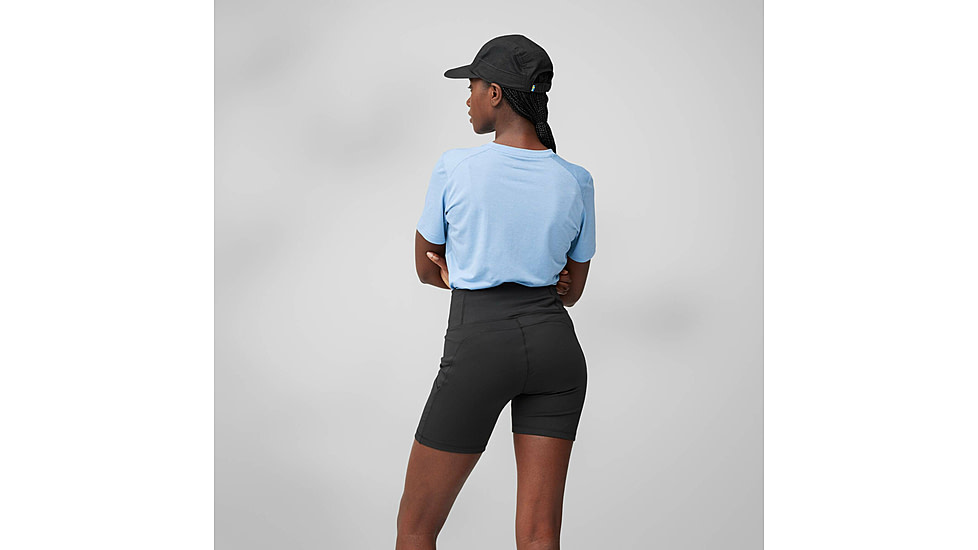 Fjallraven Abisko 6in Short Tights - Womens, Black, Small, F14200146-550-S