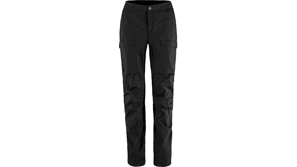 Fjallraven Abisko Hybrid Trail Trousers - Womens, Black, 40EU/Short, F14200142-550-40/S
