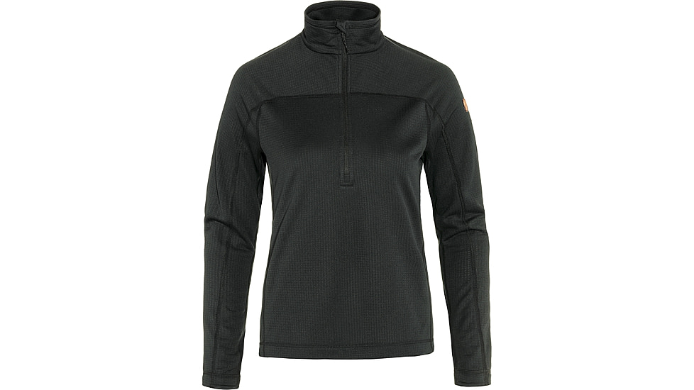 Fjallraven Abisko Lite Fleece Half Zip - Womens, Black, Large, F87141-550-L