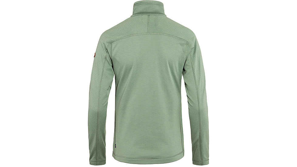 Fjallraven Abisko Lite Fleece Half Zip - Womens, Misty Green, Large, F87141-674-L