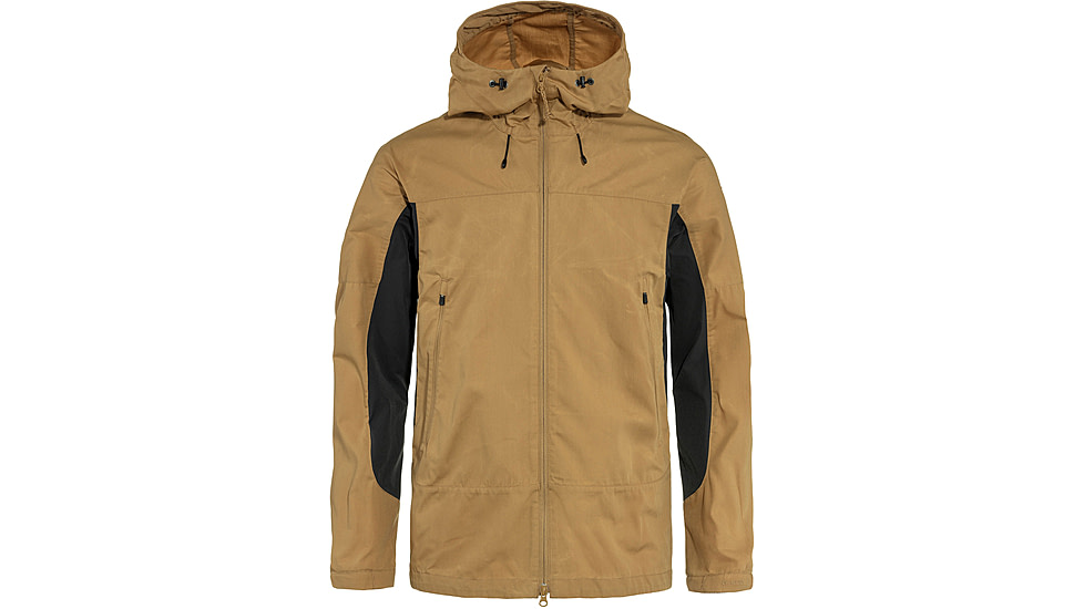 Fjallraven Abisko Lite Trekking Jacket - Mens, Buckwheat Brown/Dark Grey, Medium, F86132-232-030-M