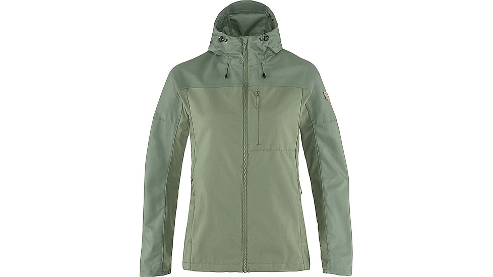 Fjallraven Abisko Midsummer Jacket - Womens, Jade Green/Patina Green, Large, F89826-613-614-L