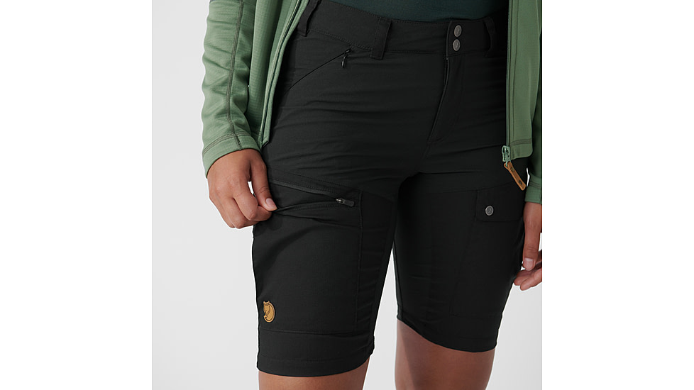 Fjallraven Abisko Midsummer Shorts - Womens, Black, 44, F89857-550-44