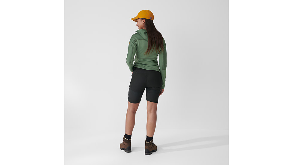 Fjallraven Abisko Midsummer Shorts - Womens, Black, 44, F89857-550-44