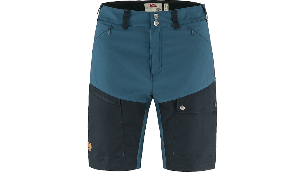 Fjallraven Abisko Midsummer Shorts - Womens, Indigo Blue/Dark Navy, 42, F89857-534-555-42