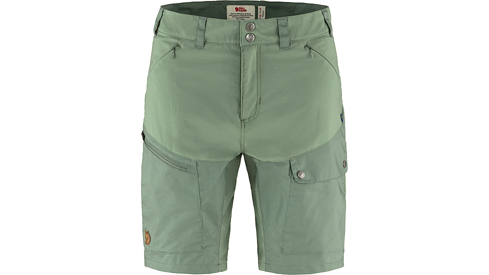 Fjallraven Abisko Midsummer Shorts - Womens, Jade Green/Patina Green, 38, F89857-613-614-38