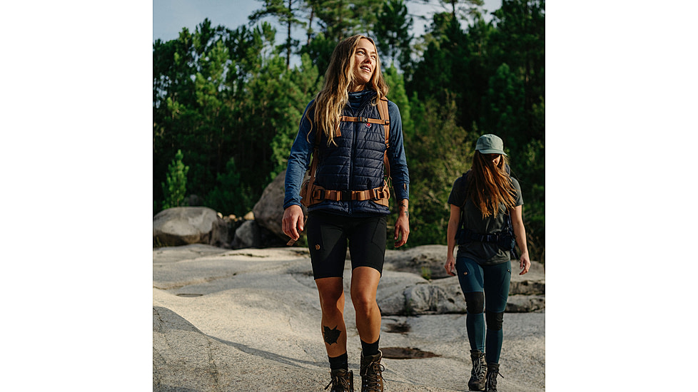 Fjallraven Abisko Short Tights - Womens, Black, Medium, F87138-550-M