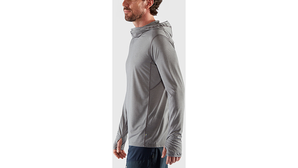 Fjallraven Abisko Sun-Hoodie - Mens, Shark Grey, Medium, F87199-016-M