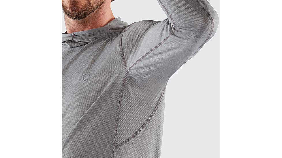 Fjallraven Abisko Sun-Hoodie - Mens, Shark Grey, Medium, F87199-016-M