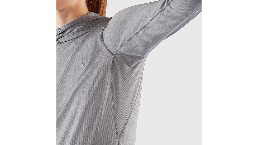 Fjallraven Abisko Sun-Hoodie - Women's, Shark Grey, Medium, F84108-16-M