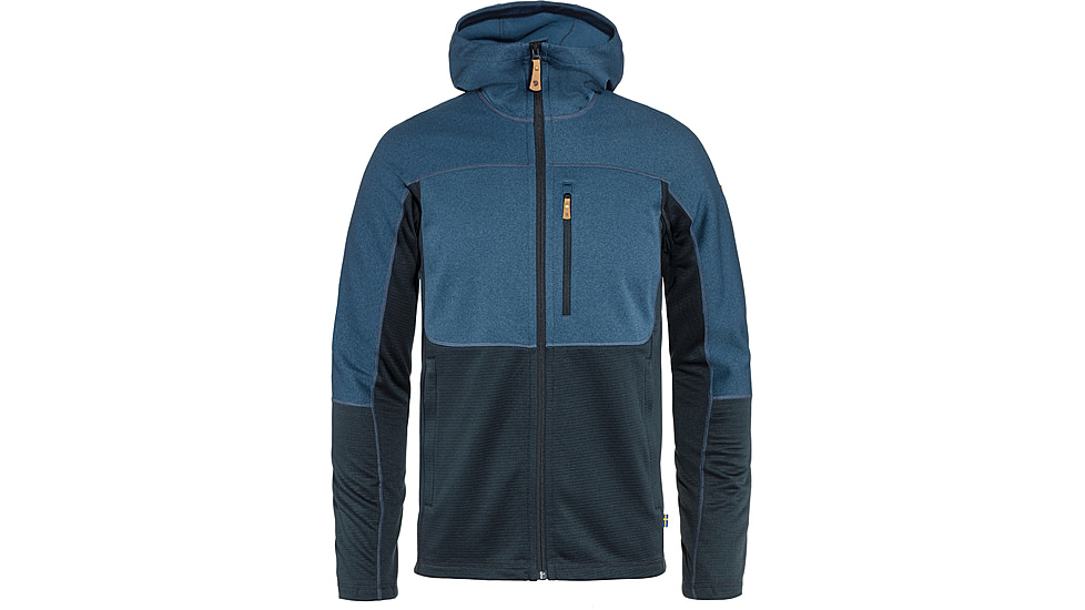 Fjallraven Abisko Trail Fleece - Mens, Indigo Blue/Dark Navy, Extra Small, F82257-534-555-XS