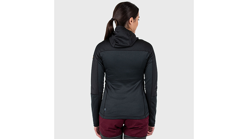 Fjallraven Abisko Trail Fleece - Womens, Black, M, F89589-550-M