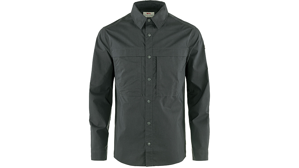 Fjallraven Abisko Trail Shirt Long Sleeve - Mens, Dark Grey, Medium, F12600194-30-M