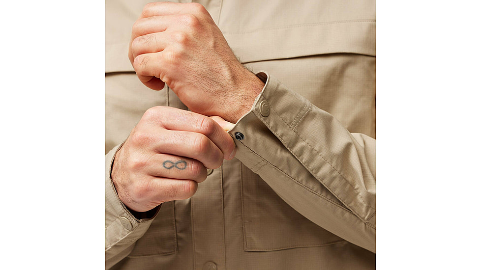 Fjallraven Abisko Trail Shirt Long Sleeve - Mens, Fossil, 2XL, F12600194-118-XXL