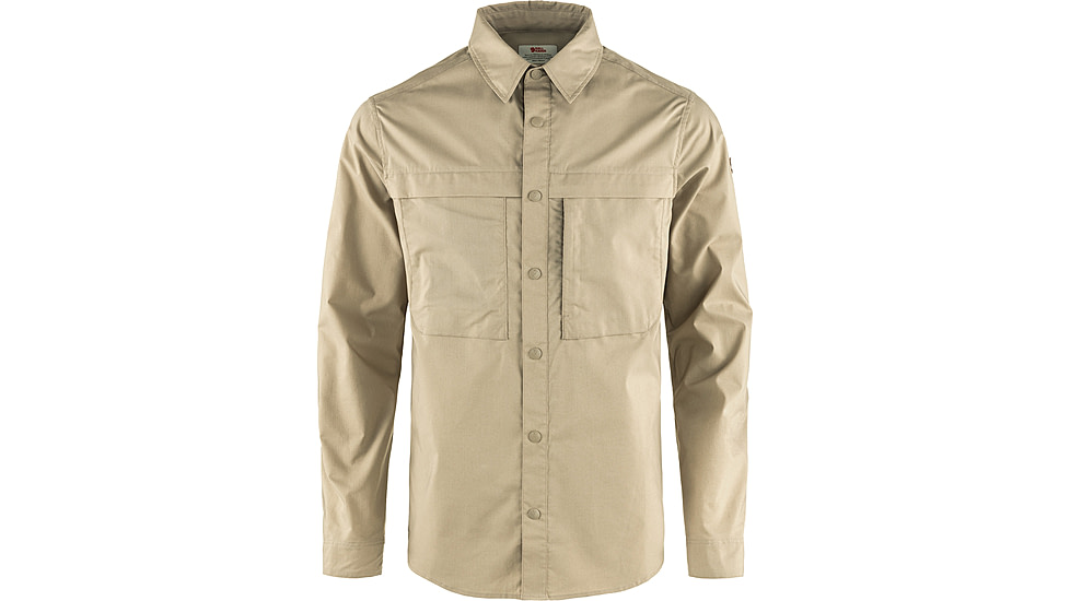 Fjallraven Abisko Trail Shirt Long Sleeve - Mens, Fossil, 2XL, F12600194-118-XXL