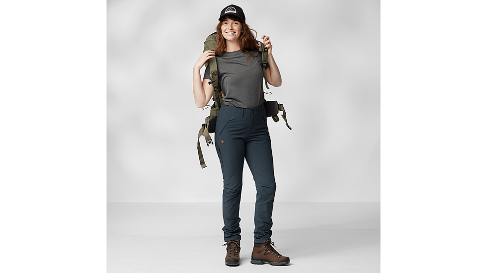 Fjallraven Abisko Trail Stretch Trousers - Womens, Dark Navy, 40/R, F87101-555-40/R