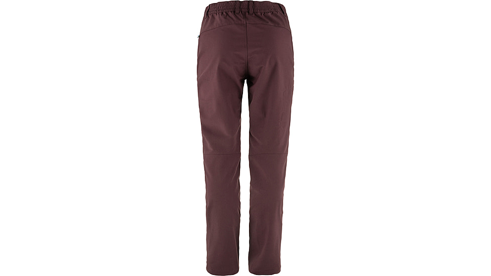 Fjallraven Abisko Trail Stretch Trousers - Womens, Port, 46/R, F87101-357-46/R