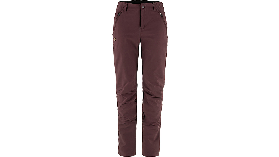 Fjallraven Abisko Trail Stretch Trousers - Womens, Port, 46/R, F87101-357-46/R