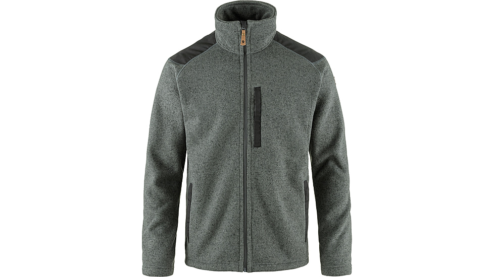 Fjallraven Buck Fleece Jacket - Mens, Grey/Melange, Large, F81328-020-999-L