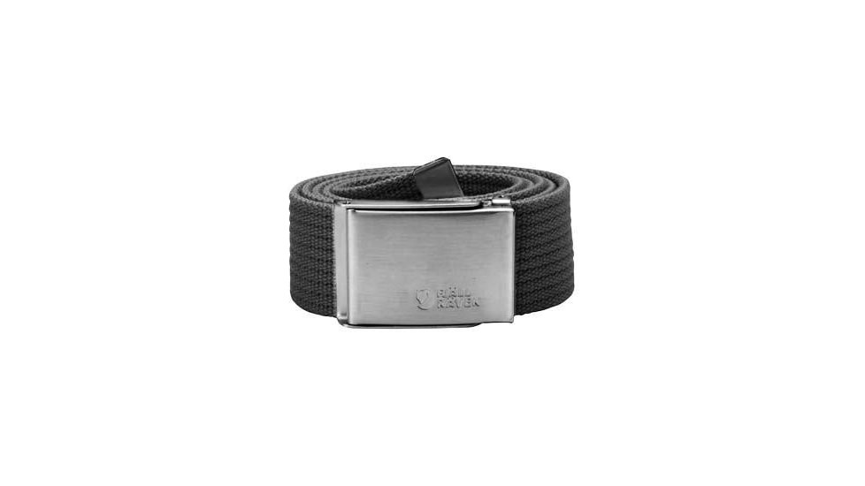 Fjallraven Canvas Belt, Dark Grey, One Size, F77029-030-1 Size
