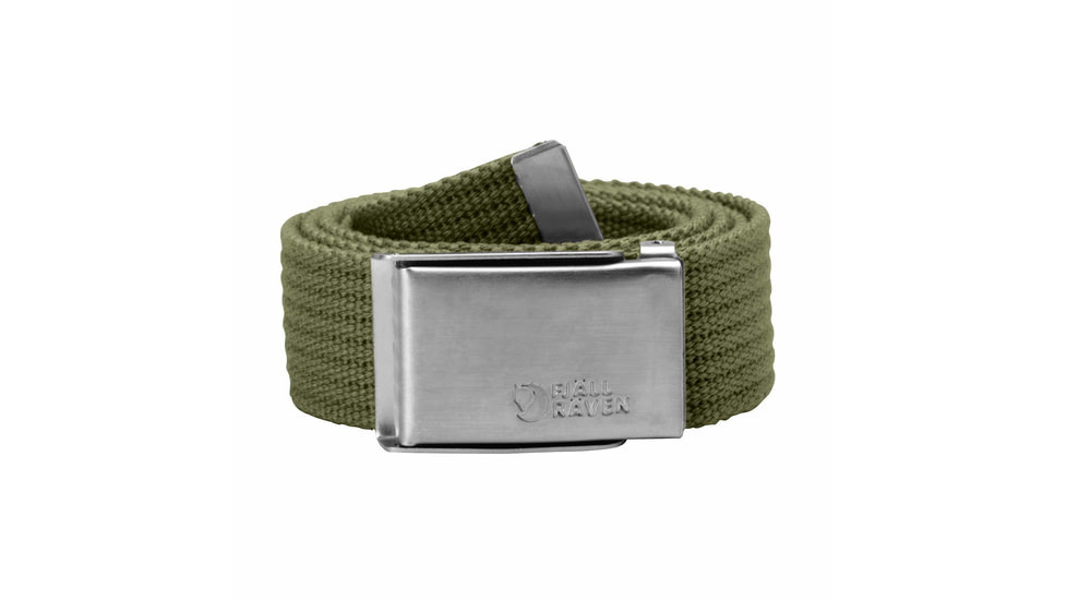 Fjallraven Canvas Belt, Green, F77029-620-1 Size