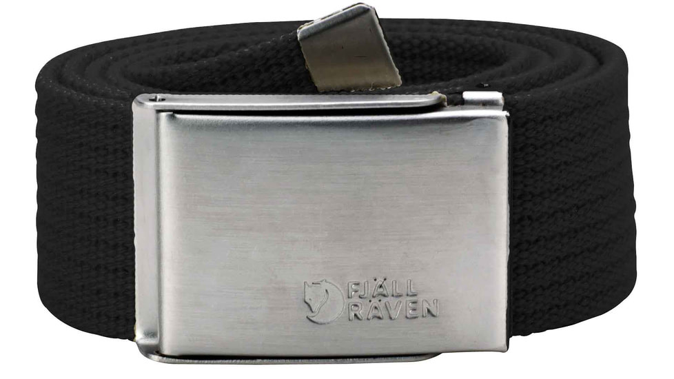 Fjallraven Canvas Belt - Unisex-Black