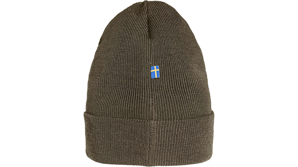 Fjallraven Classic Knit Hat, Dark Olive, One Size