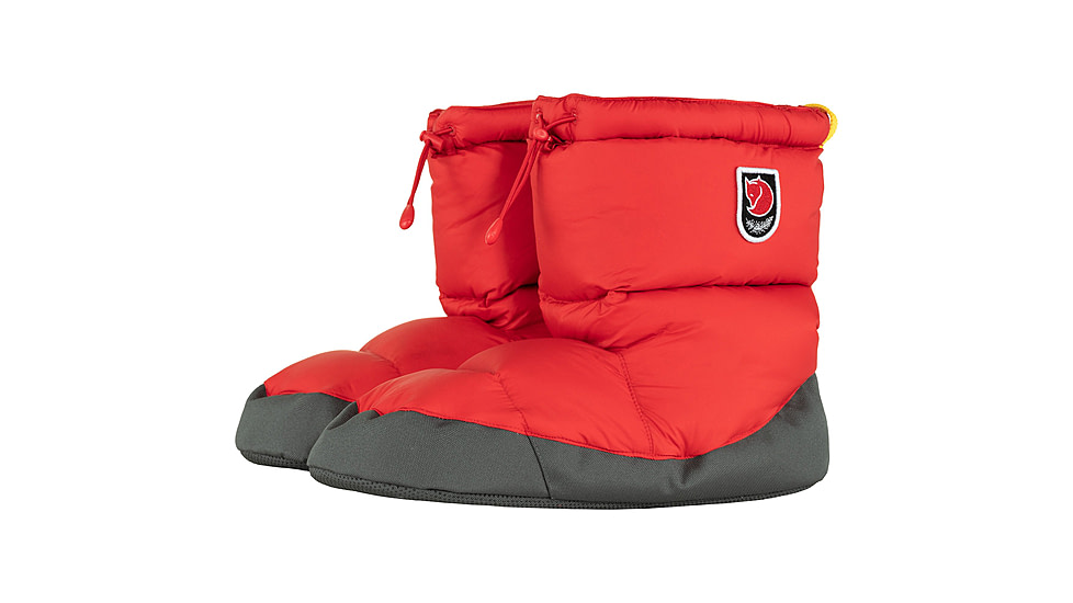 Fjallraven Expedition Down Booties, True Red, Small, F90662-334-S