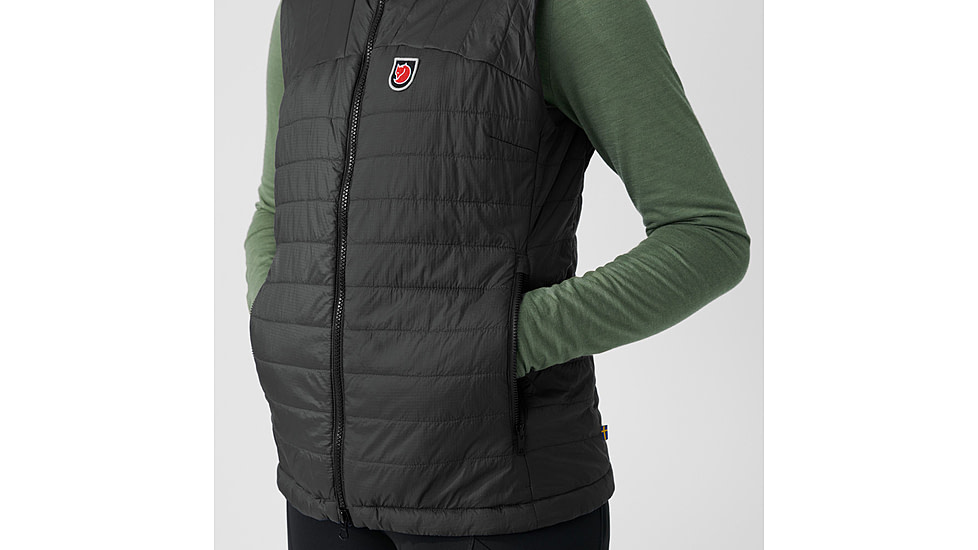 Fjallraven Expedition X-Latt Vest - Womens, Black, Extra Small, F86366-550-XS