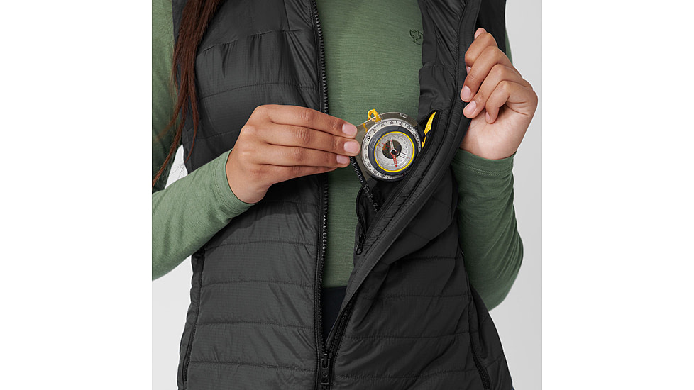 Fjallraven Expedition X-Latt Vest - Womens, Black, Extra Small, F86366-550-XS