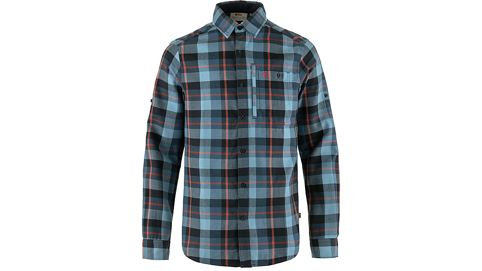 Fjallraven Fjallglim Shirt - Mens, Indigo Blue/Dawn Blue, Medium, F81380-534-543-M