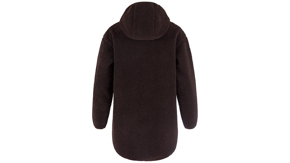 Fjallraven Vardag Pile Fleece Long Hooded Jacket - Womens