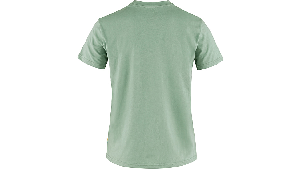 Fjallraven Fox Boxy Logo Tee - Womens, Misty Green, Large, F87153-674-L