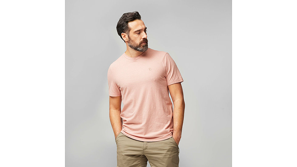 Fjallraven Hemp Blend T-Shirt - Mens, Chalk Rose, Medium, F12600215-302-M