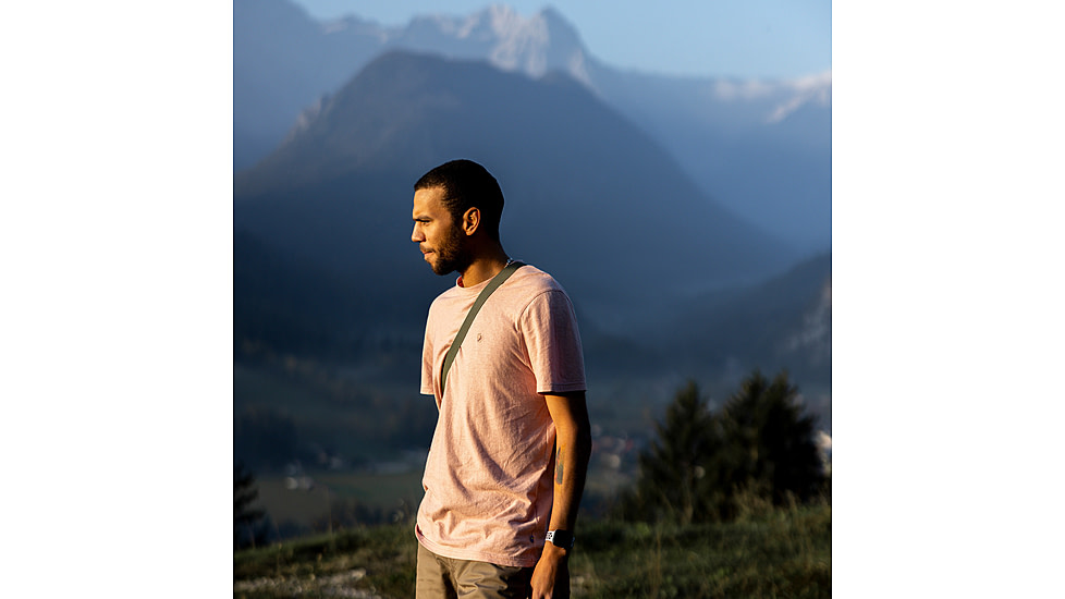 Fjallraven Hemp Blend T-Shirt - Mens, Chalk Rose, Medium, F12600215-302-M