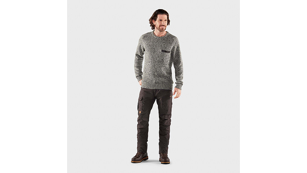 Fjallraven Lada Round-Neck Sweater - Mens, Grey, Extra Large, F84139-020-XL